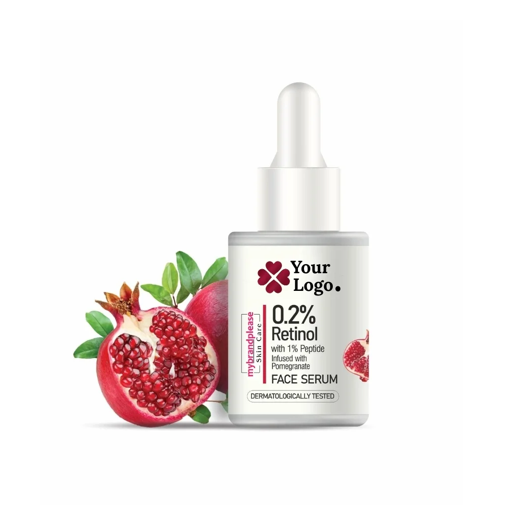 0.2% Retinol + 1% Peptide infused with Pomegranate Face Serum