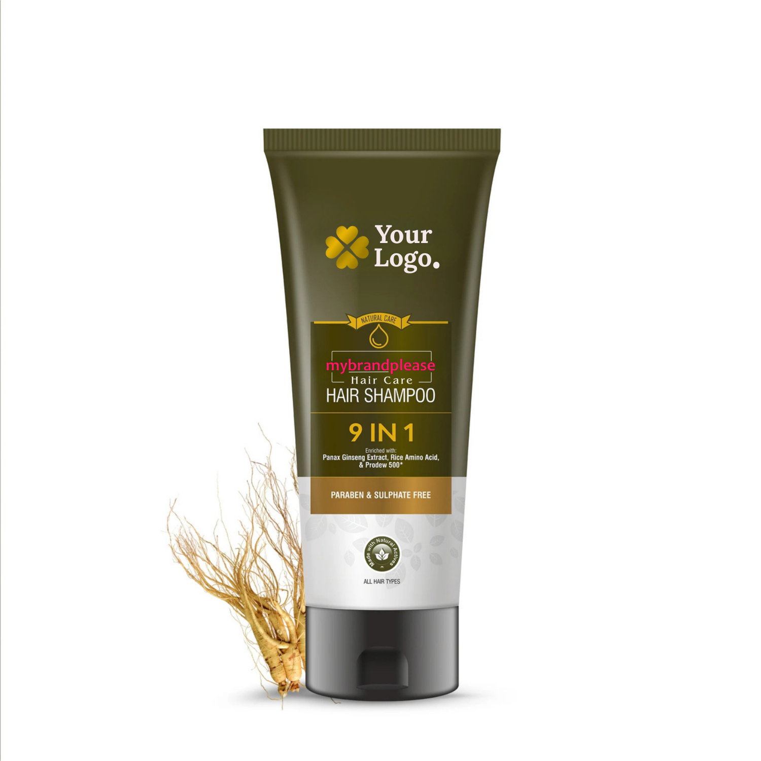 9 IN 1 Shampoo Enriched wth Panax Ginseng Extract, Rice Amino Acid, & Prodew 500