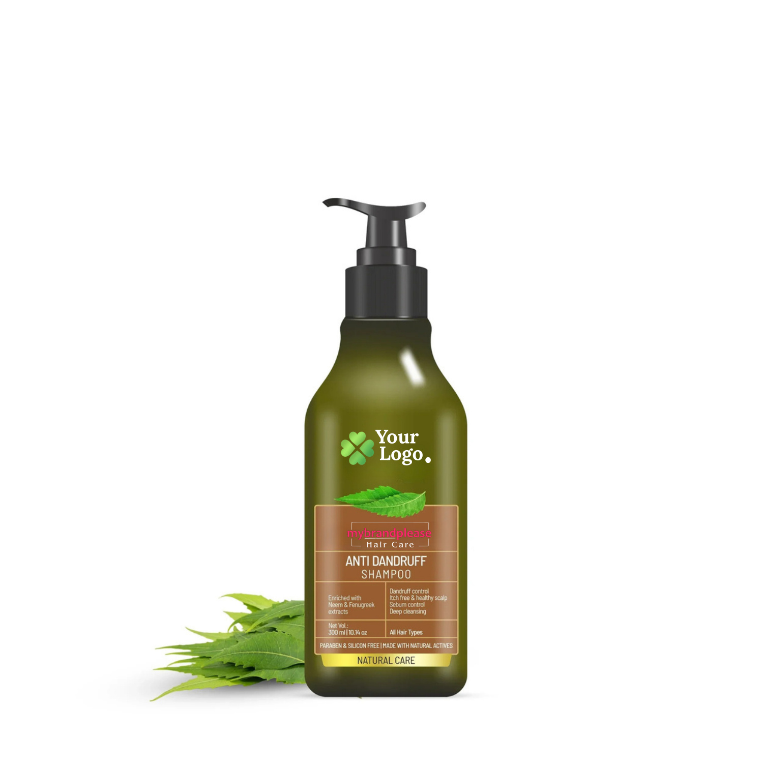 Anti Dandruff Shampoo enriched with Neem & Fenugreek Extract.