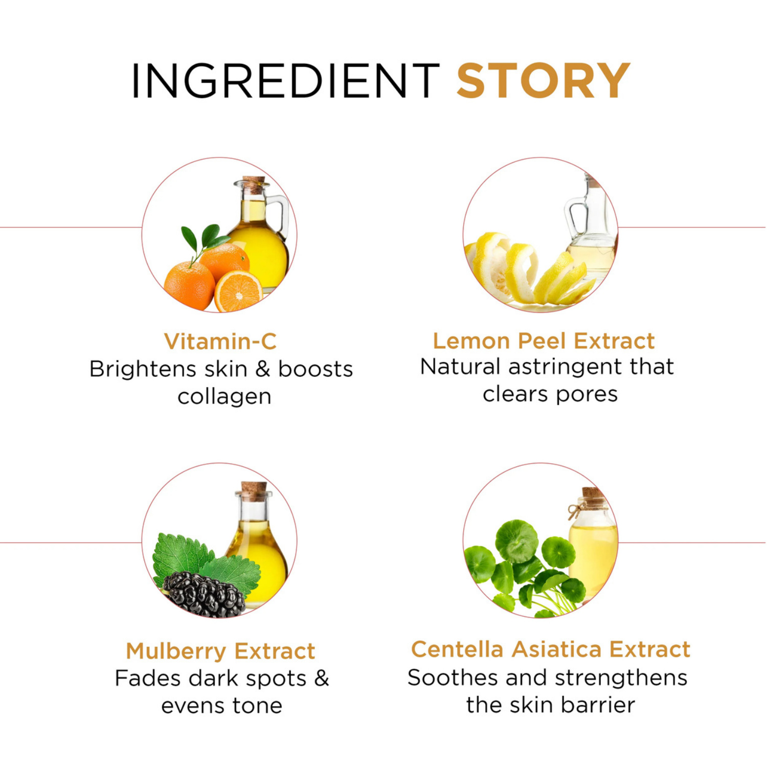 Brightening Skin Toner Enriched with Vitamin C & Lemon Peel Extract