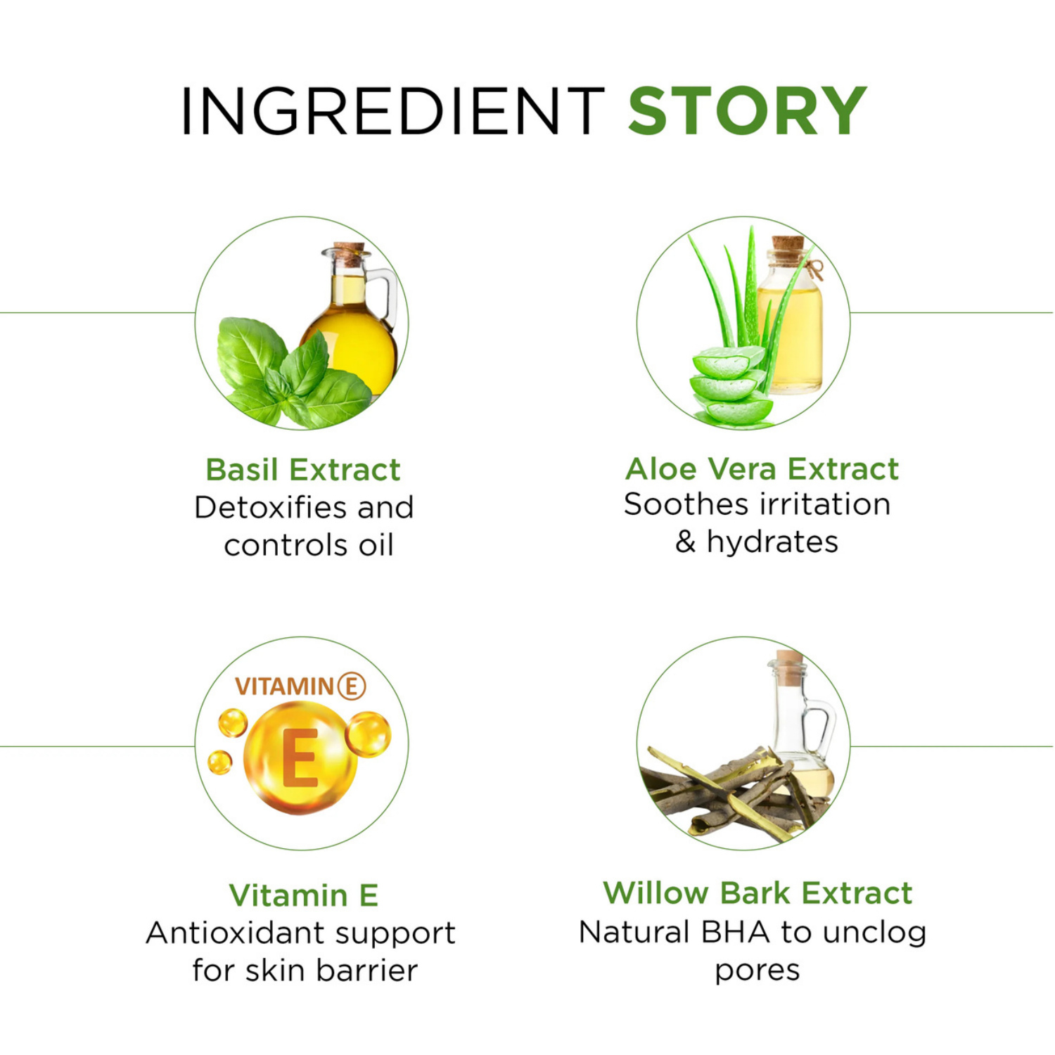 Cleansing Milk Enriched with Basil & Aloevera Extract