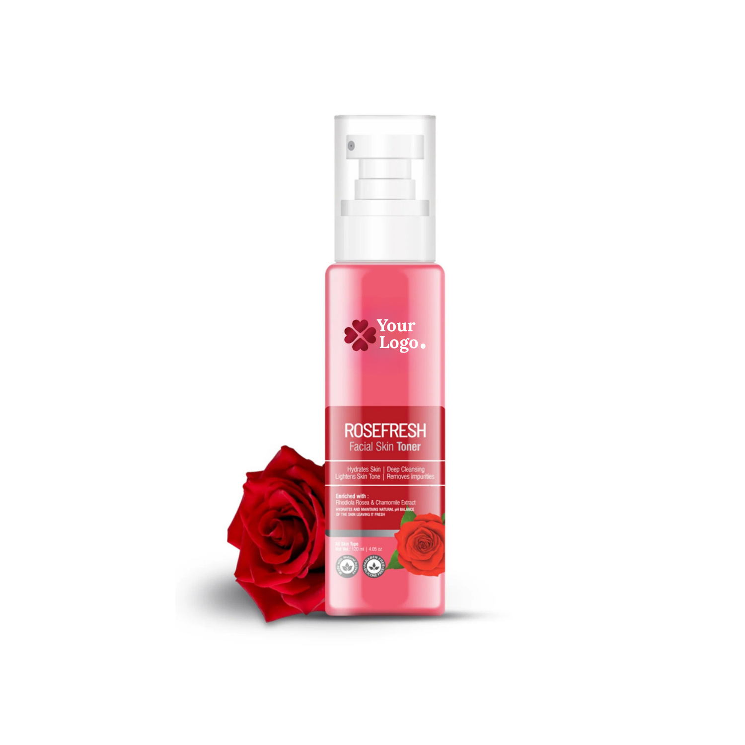 Facial Skin Toner Enriched with Rhodiola Rosea & Chamomile Extract