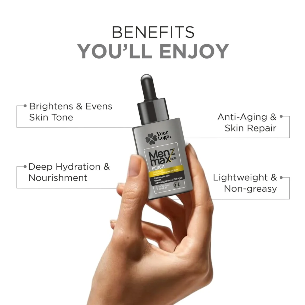 Menz Max Care _Vitamin C, Niacinamide & Biotin Serum