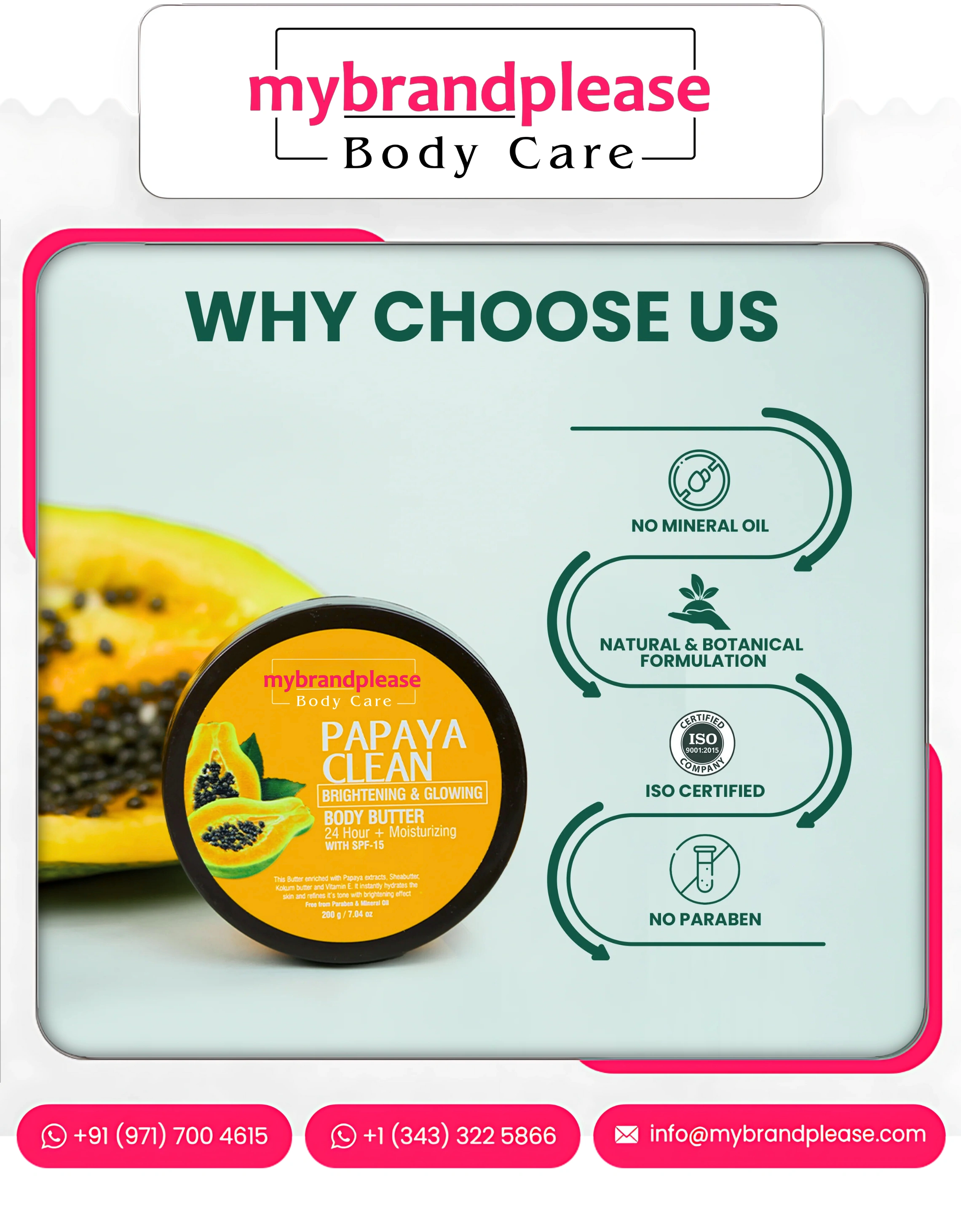 Papaya Brightening & Glowing Body Butter