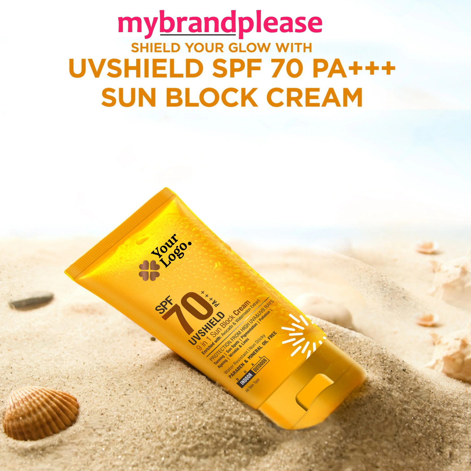 SPF 70 PA+++ Enriched with Avocado & Watermelon Extract