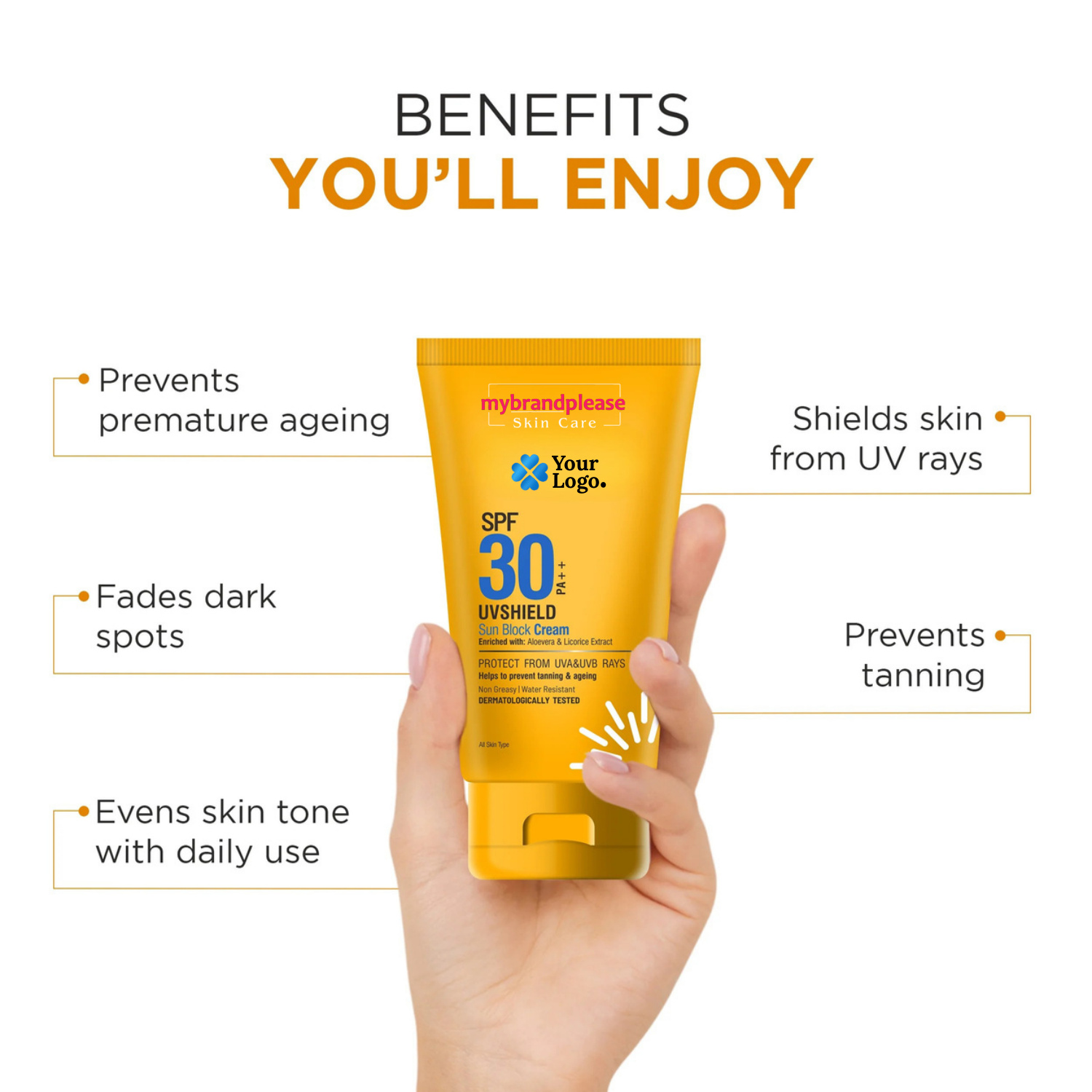 SPF30 PA+++ Enriched with Aloevera & Licorice Extract