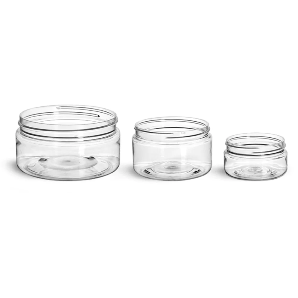 Standard Low Profile Plastic Jars